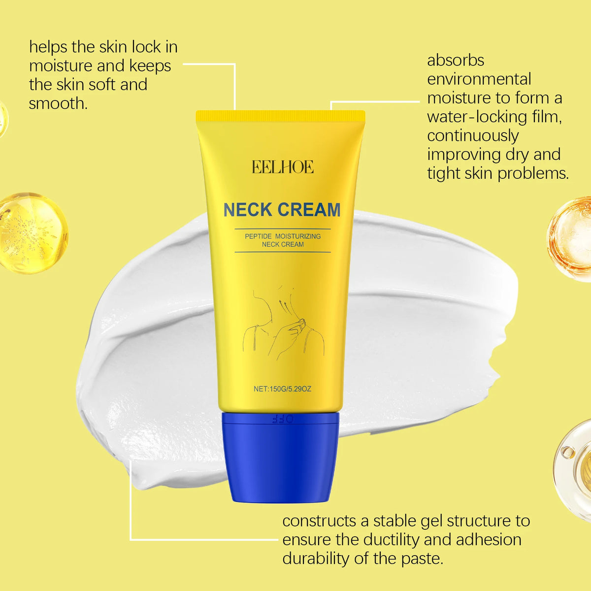 Eelhoe Neck Firming Cream – Hydrate, Firm & Smooth Skin Neck Firming Cream Qst
