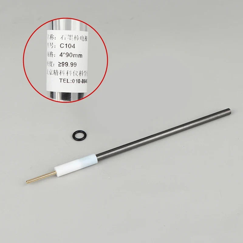 High-Purity Carbon Anode Electrode Rod – 3mm 4mm 5mm Electrolysis Carbon Electrode Rod Qme 4x90mm