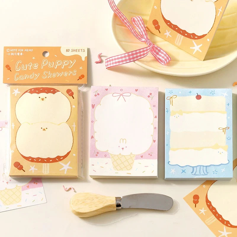 Kawaii Daily Checklist Memo Pad – 80 Sheets Cartoon Stationery Memo Notepad Qme