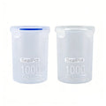 1000ml Airtight Food Storage Container – Clear Sealed Plastic Jar Food Storage Container Qme 1pcs random color