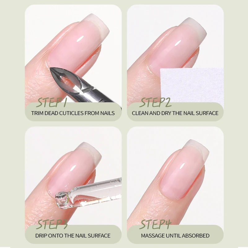 Nail Nutrient Serum – Ginger Extract Nail Repair Liquid 30ml Nail Treatment Serum Qst