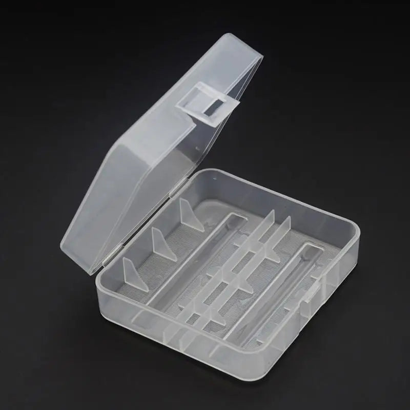26650 Battery Storage Case – 2-Slot Durable Plastic Holder Battery Storage Case Qme