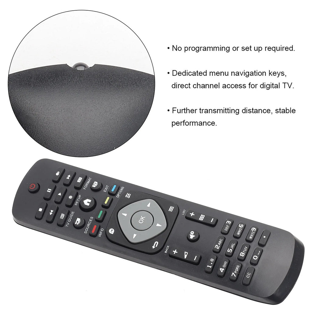 Universal Replacement Remote Control for Philips LCD LED TV TV Remote Control Qst