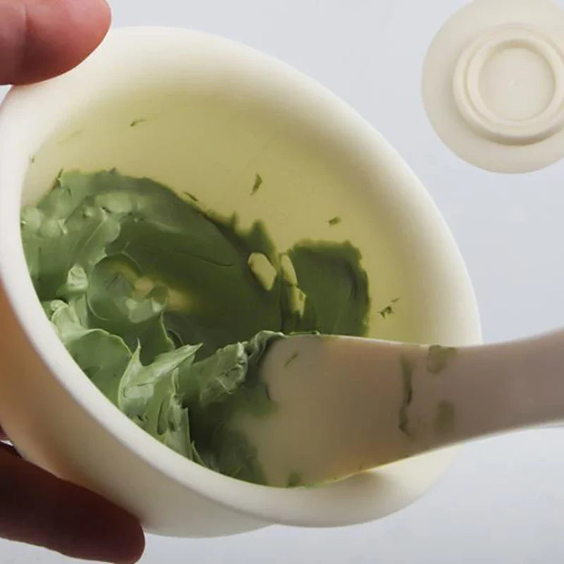 DIY Facial Mask Mixing Bowl & Applicator Kit | Spatula Set Mask Applicator Set Qme