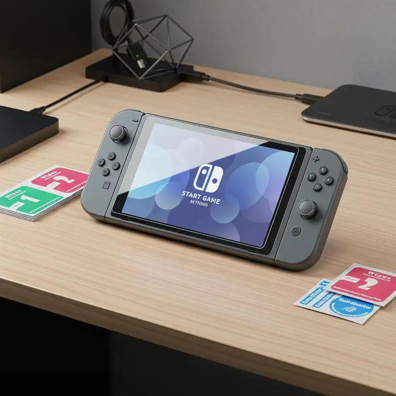 Nintendo Switch 2 Tempered Glass Screen Protector 9H HD Screen Protector Qme