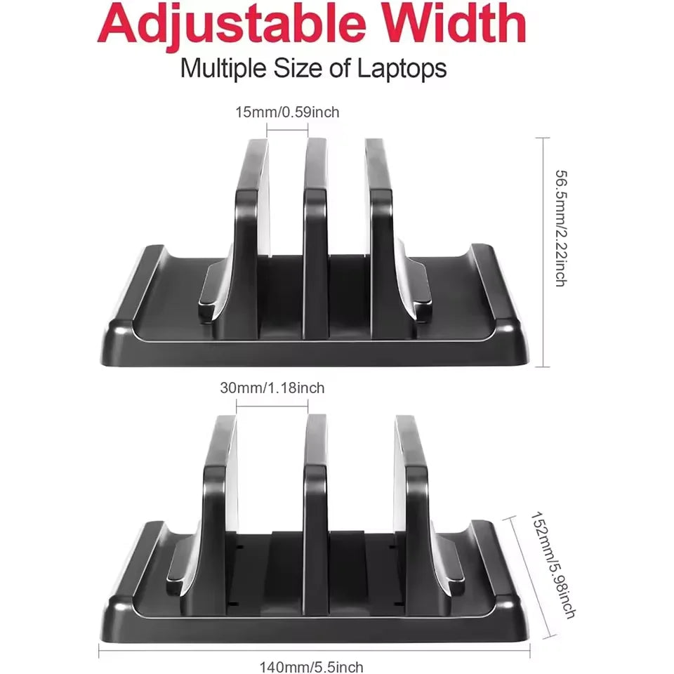 4-in-1 Portable Laptop Stand for MacBook, Tablet & Phone Laptop Stand Qst