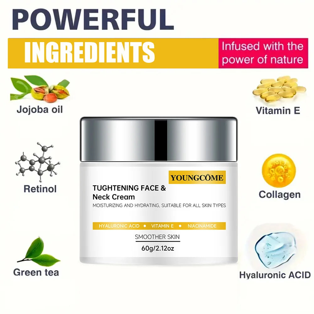 YOUNGCOME Neck Firming & Hydrating Cream – Tighten & Smooth Neck Firming Cream Qst
