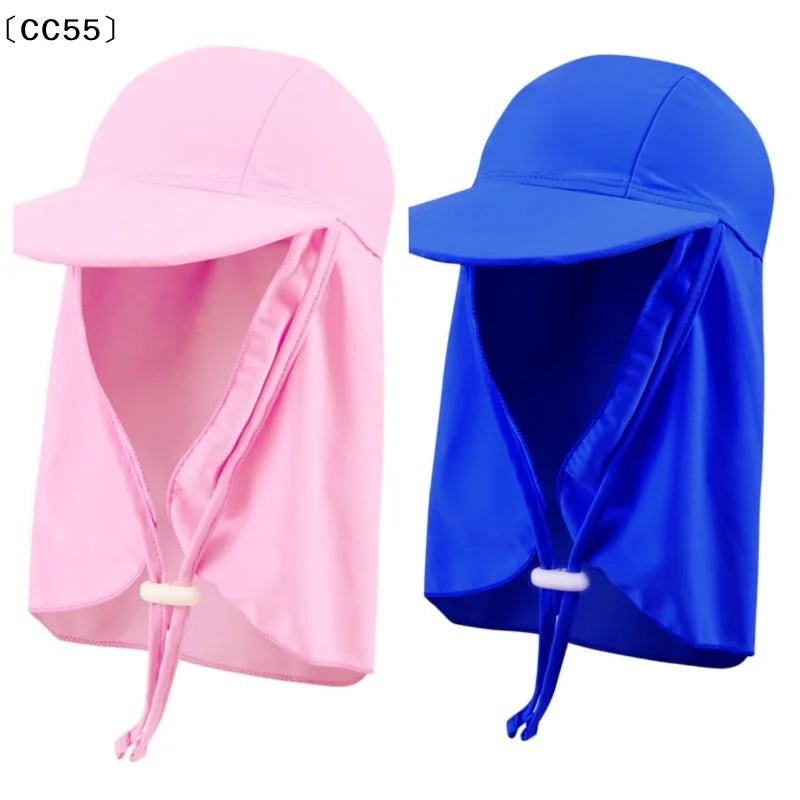 Kids UV-Protective Wide Brim Sun Hat – Breathable Ice Silk Kids Sun Hat Qst