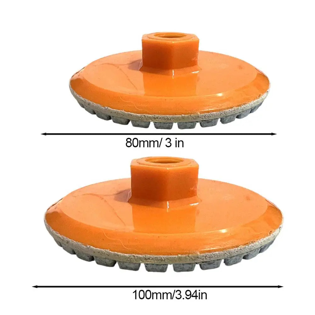 80mm Ceramic Tile Edge Grinding Disc M14 Thread Dry Polishing Grinding Disc Qme