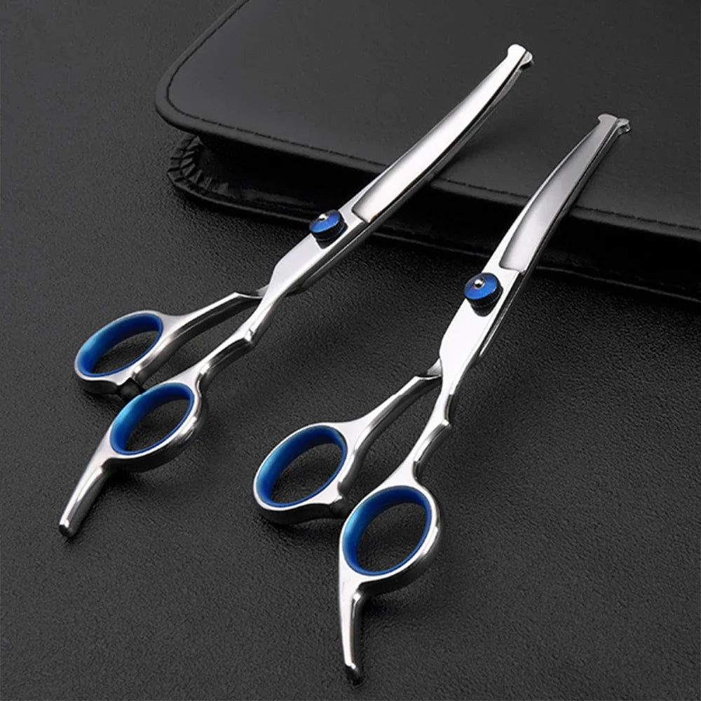 6-Inch Round-Tip Dog Grooming Scissors | Safe Pet Hair Shears Pet Grooming Scissors Qme