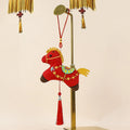 Zodiac Horse Keychain Pendant – Embroidery Doll Mascot Charm Keychain Pendant Charm Qme A1