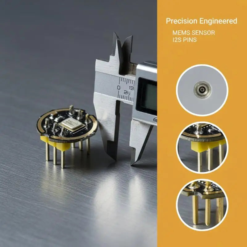 INMP441 Omnidirectional MEMS Microphone Module 24-bit I²S Microphone Sensor Module Qme