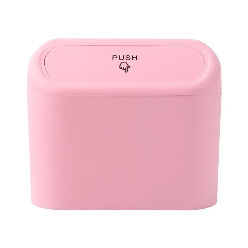 Car Seat Back Trash Can – Foldable Mini Auto Waste Bin Car Trash Can Qme