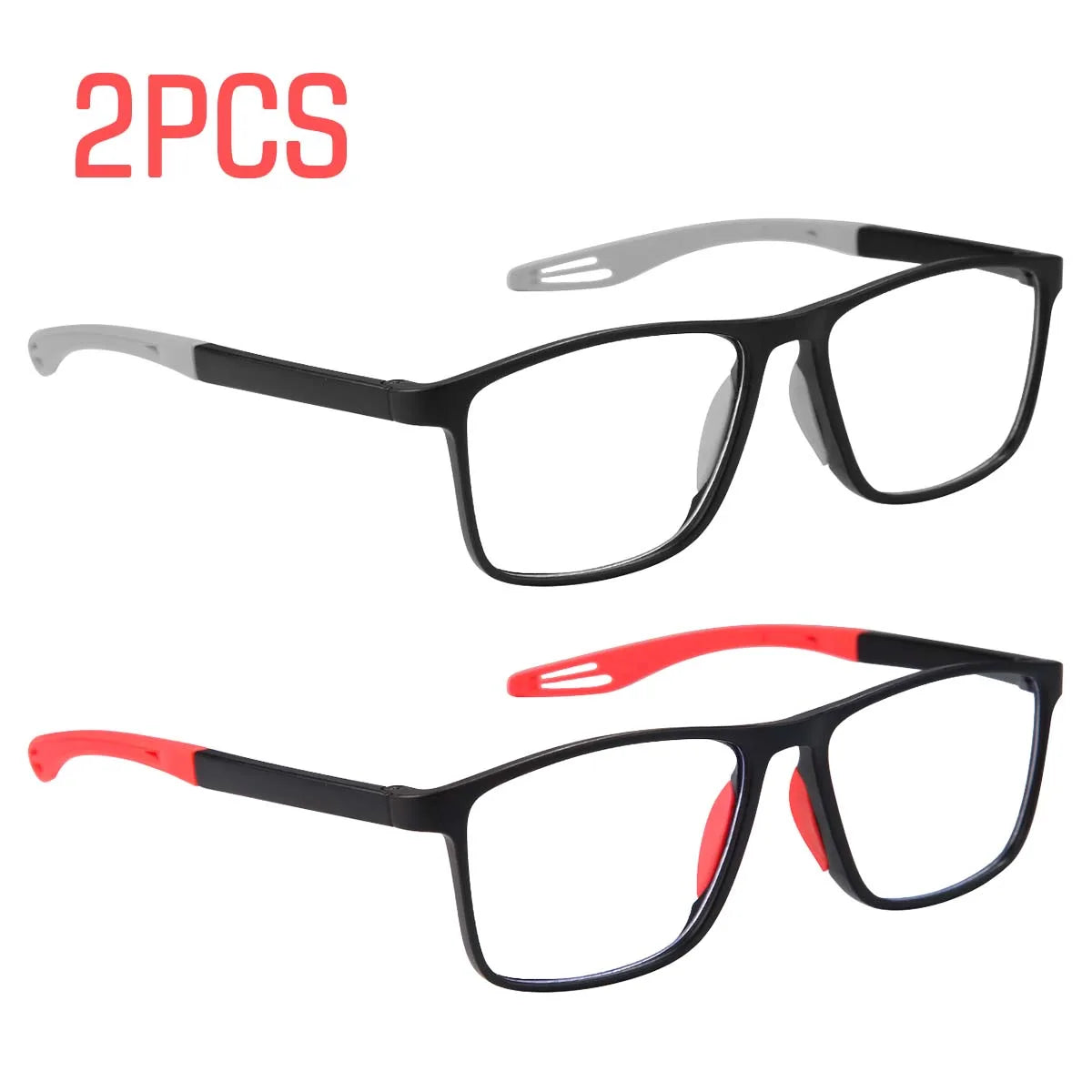 VOPHA Autofocus Reading Glasses – HD Clear Lenses, Unisex 1-4 Pack Reading Glasses Qst 2pc-L2