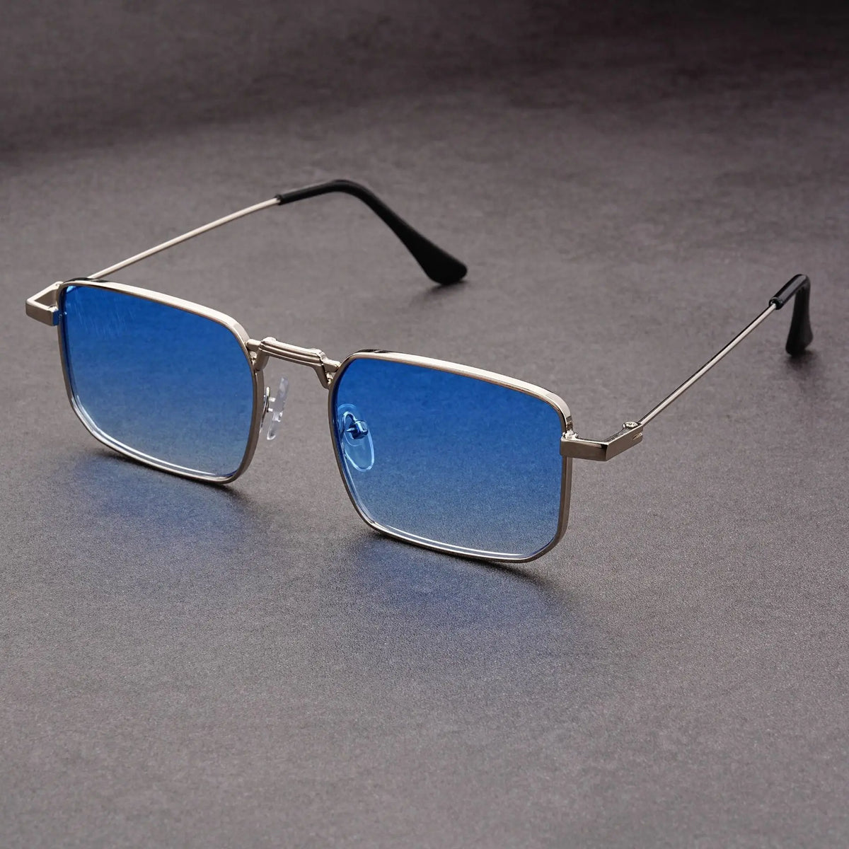 Vintage Rectangle Sunglasses Men Women – 9 Lens Colors | Qme Rectangle Sunglasses Qme YBU