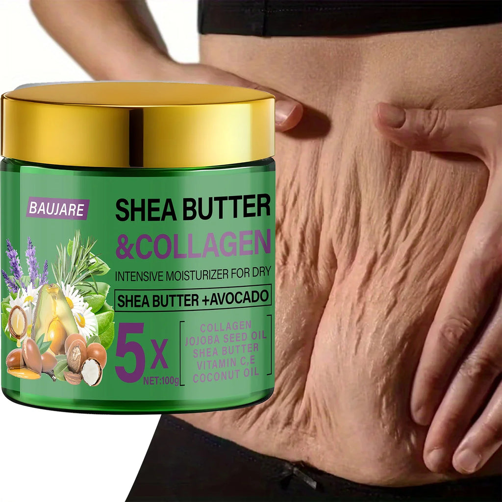 Shea Butter Collagen Face Cream – Intensive Moisturizer Face Moisturizer Cream Qme