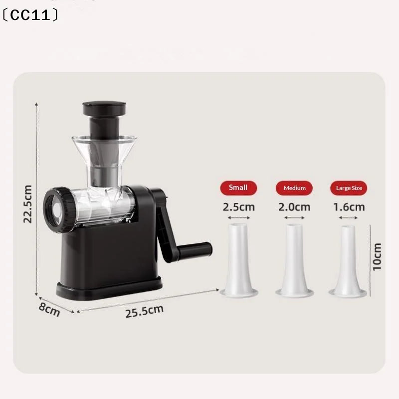 Manual Sausage Stuffer Machine – Hand-Crank Meat Injector Sausage Stuffer Qme