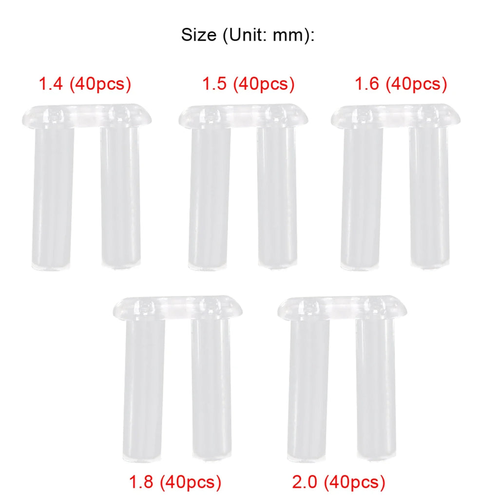 Plastic Plug Buckle for Rimless Eyeglasses – Repair Accessory Eyeglass Repair Accessory Qme