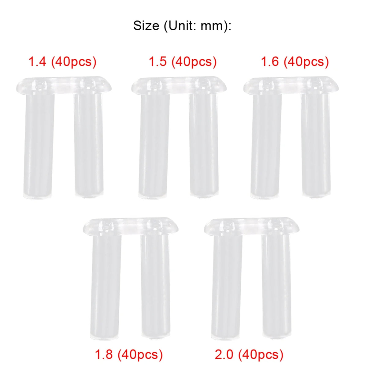 Plastic Plug Buckle for Rimless Eyeglasses – Repair Accessory Eyeglass Repair Accessory Qme