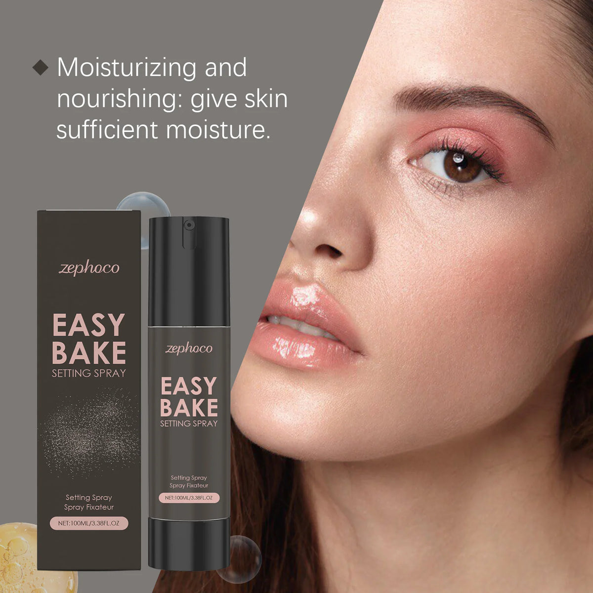 Zephoco Makeup Setting Spray – Hyaluronic Acid 100ml Makeup Setting Spray Qst
