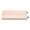 Natural Wood Climbing Platform Toy – Hamster & Guinea Pig Small Pet Climbing Toy Qme Dark Brown