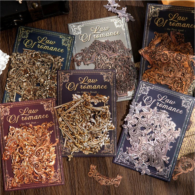 Hollow Out Border Stickers – Scrapbook & Journal Decor 20pc Decorative Stickers Qme