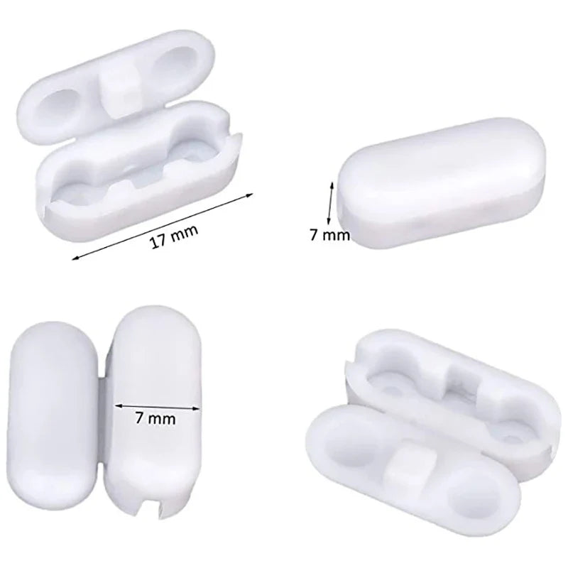 Vertical Blind Chain Connectors – White Roller Pull Joiners 10pk Blind Chain Connector Qme 10pcs
