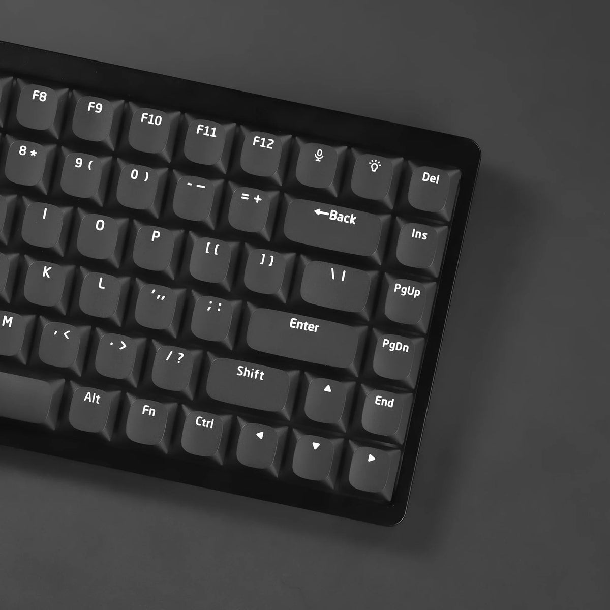 Chosfox Low Profile PBT Keycaps for Kailh 1353 Switches Mechanical Keyboard Keycaps Qme