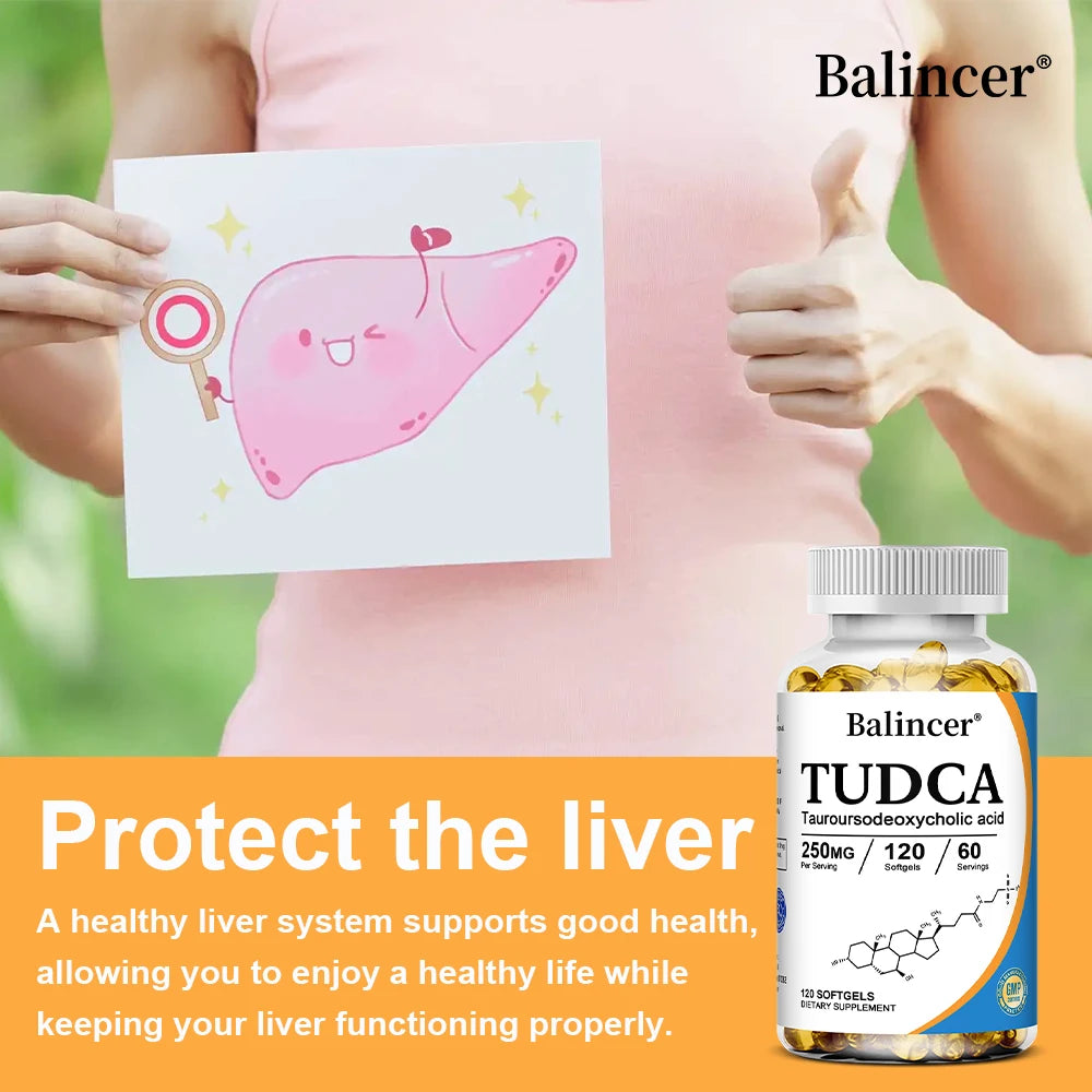 TUDCA Capsules – Liver & Gallbladder Wellness Support | Balincer Wellness Supplement Qst