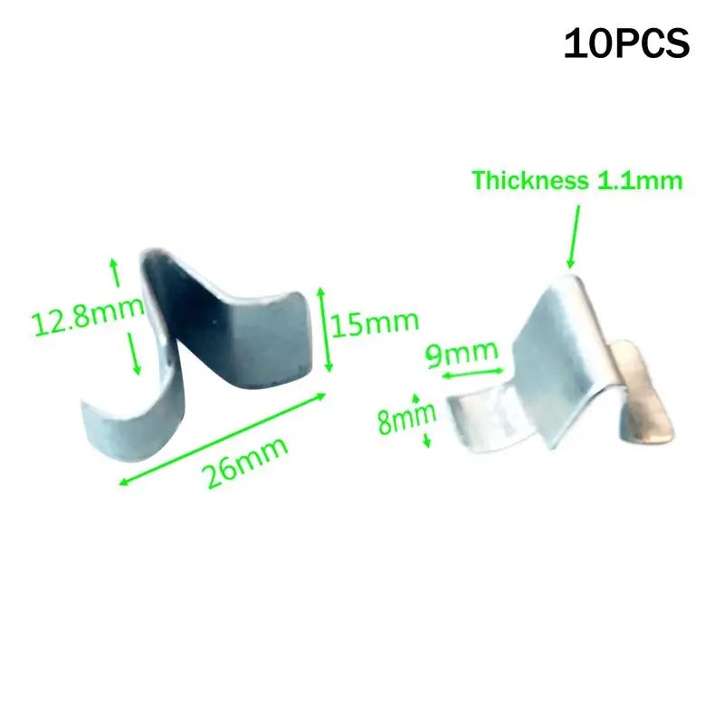 Heavy Duty Metal Shelf Clips for File Cabinets – 10-Pack Shelf Support Clips Qme A3