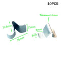 Heavy Duty Metal Shelf Clips for File Cabinets – 10-Pack Shelf Support Clips Qme A3