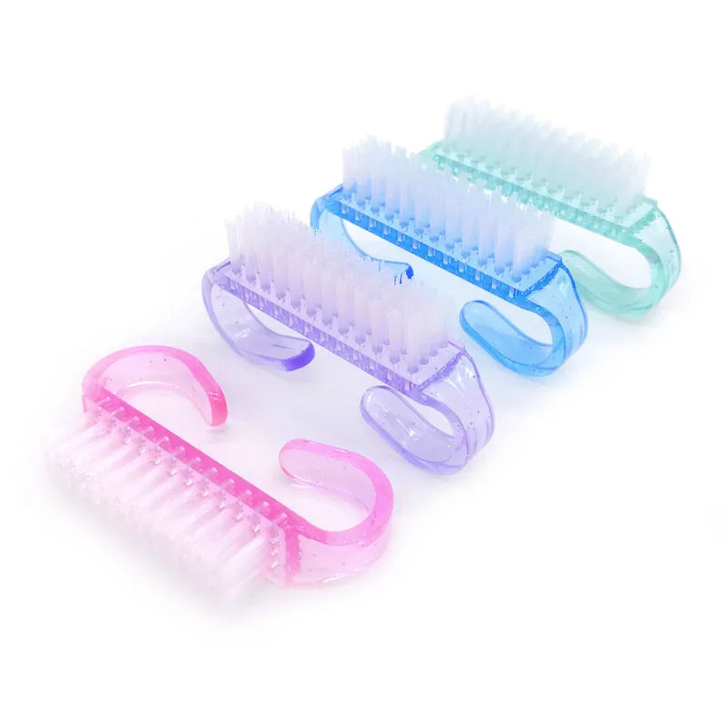 Soft Grip Nail Cleaning Brush Set – 10 Pack Manicure Tool Nail Cleaning Brush Qme Mix Colors 20pcs