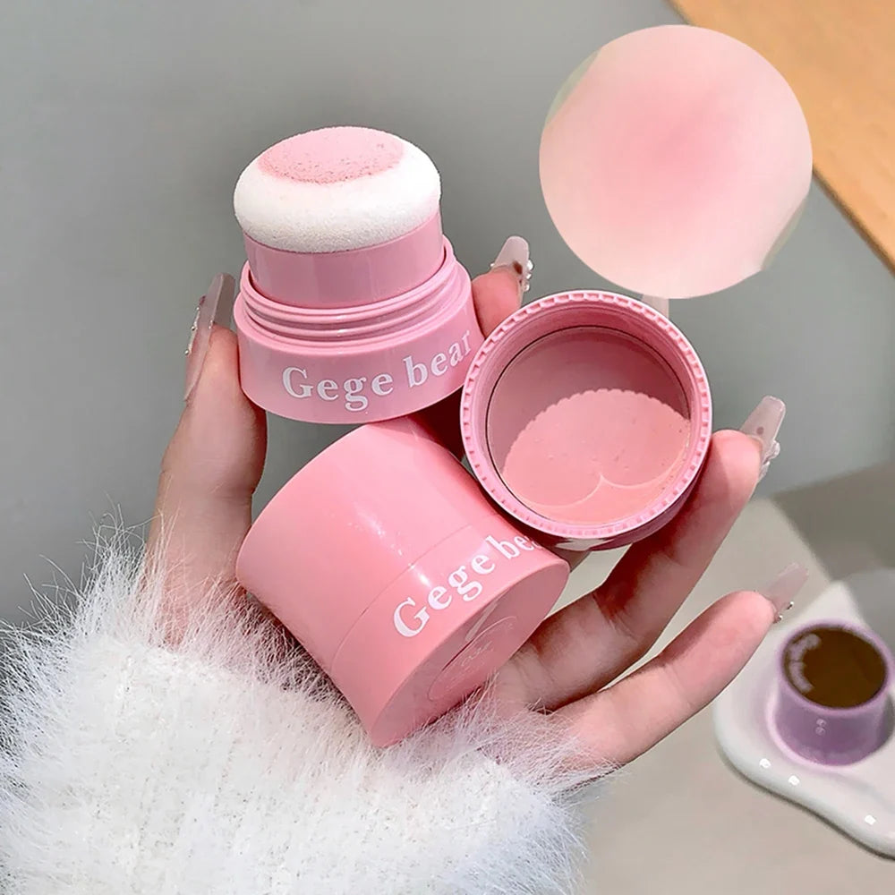Gege Bear Matte Blush Powder – Natural Finish, Long-Lasting Matte Blush Powder Qme