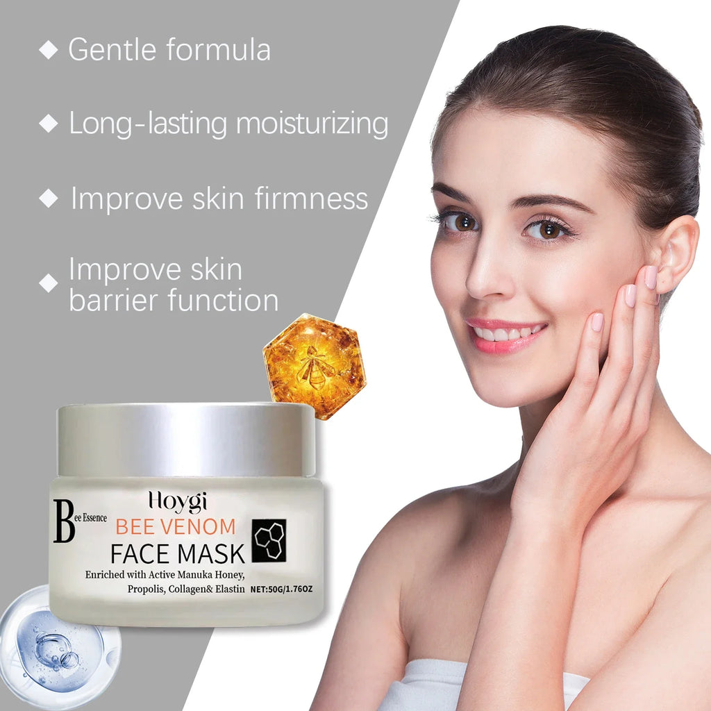 Propolis Facial Mask – Moisturizing, Brightening & Pore Purifying Facial Sheet Mask Qme