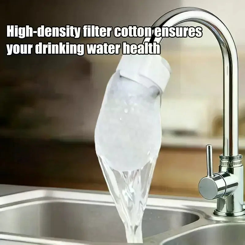 Tap Water Faucet Filter Cotton – Anti-Splash, Filters Rust & Scale Faucet Filter Insert Qme