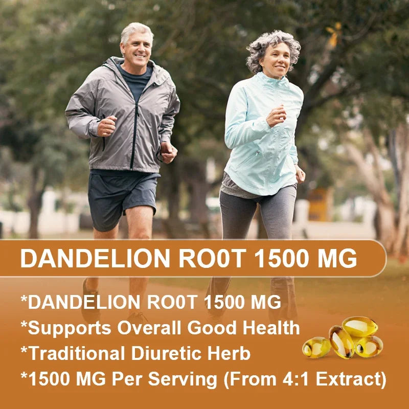 YIMIDUK Dandelion Root 1500mg – 120 Capsules, Herbal Supplement Herbal Supplement Qst