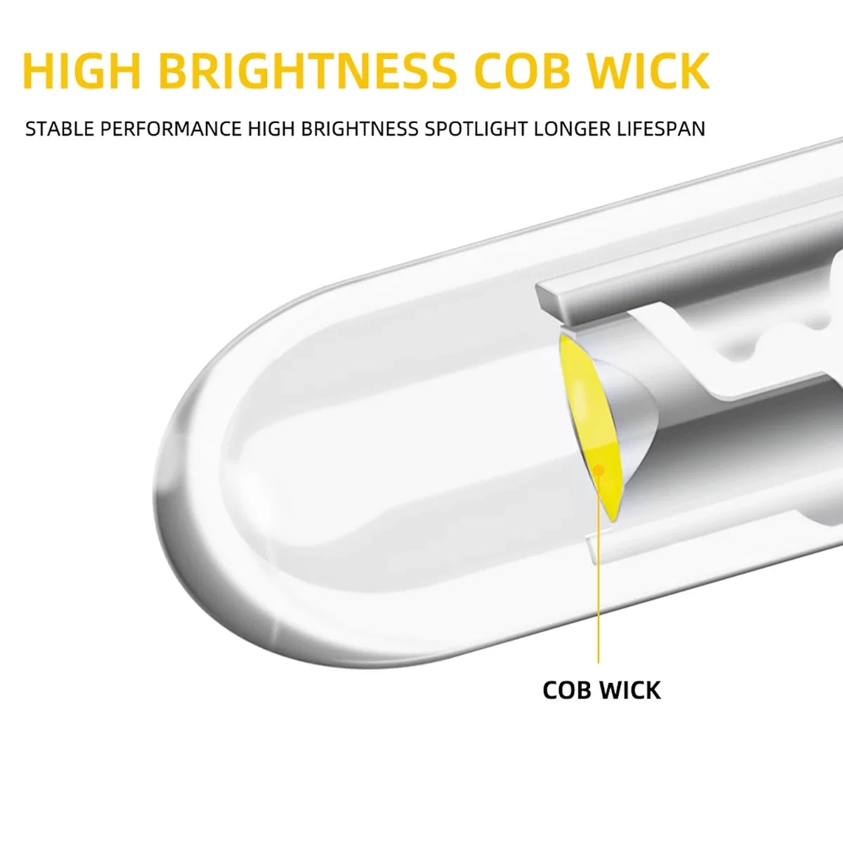 T5 W3W COB LED Dashboard Indicator Bulbs – 10 or 20 Pack LED Dashboard Bulb Qme
