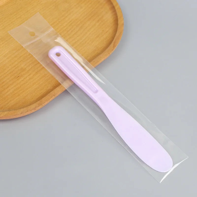 Silicone Face Mask Mixing Bowl & Brush Applicator Set Skincare Applicator Set Qme Light Purple Stick