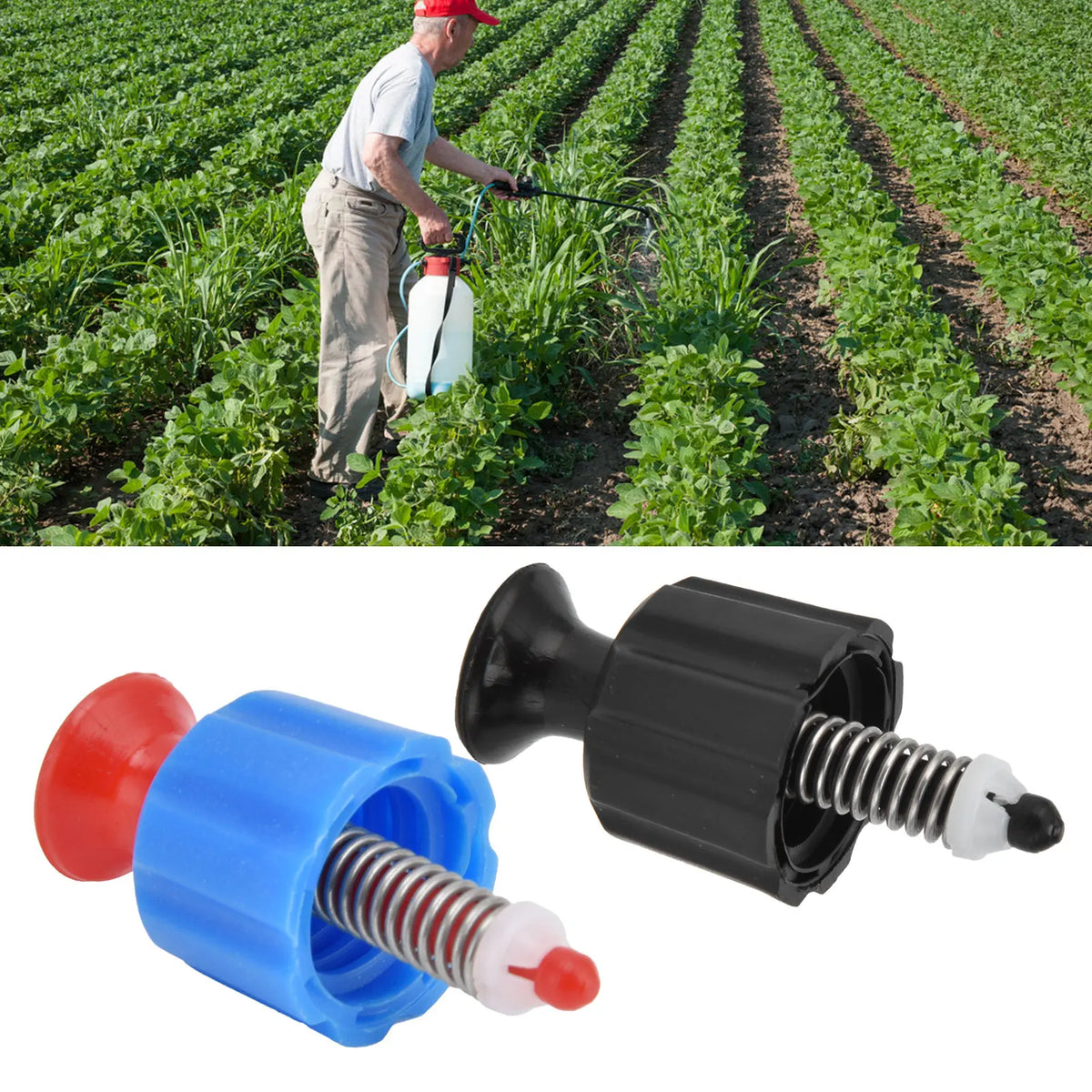 PP Safety Pressure Relief Valve for 3L 5L 8L Backpack Sprayer Sprayer Safety Valve Qst