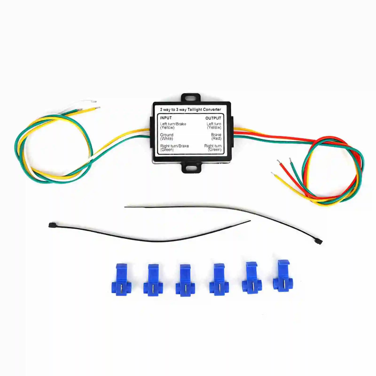 2-to-3 Wire Trailer Converter Splice Harness Adapter | Qme Trailer Wire Converter Qme