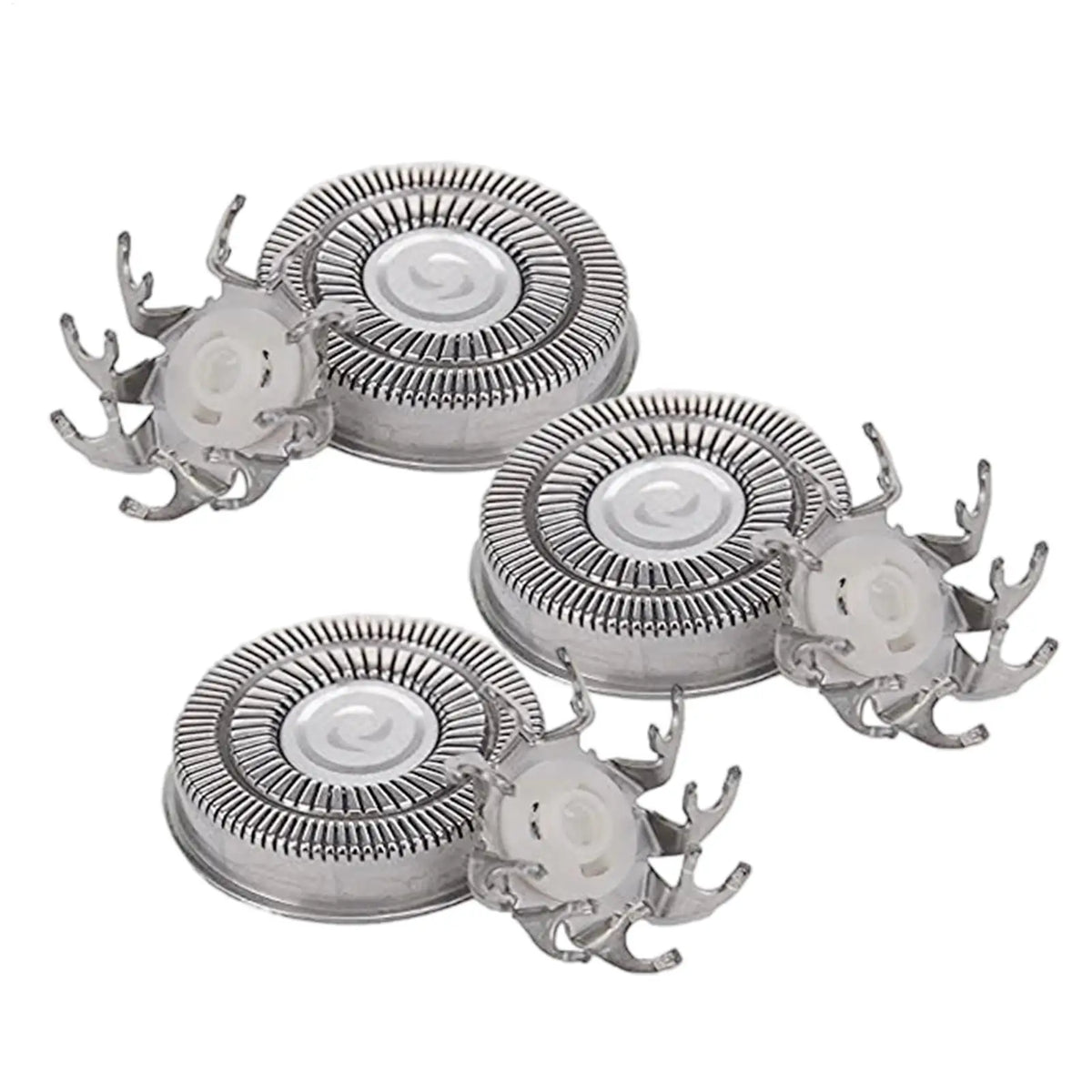 Electric Shaver Replacement Heads 3-Pack | Triangular Base Shaver Replacement Heads Qme