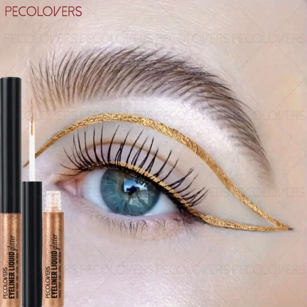 Highly Pigmented Liquid Eyeshadow Sparkle Eyeliner – 6 Colors Liquid Eyeshadow Qme