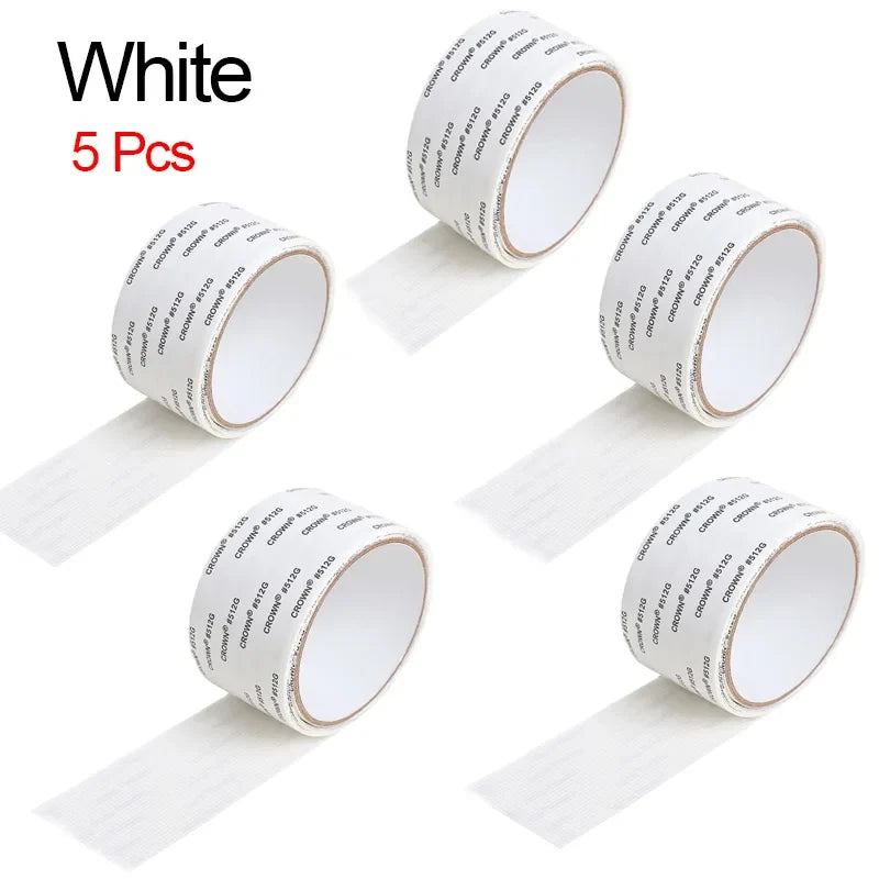 Waterproof Window Screen Repair Tape – Self-Adhesive Mesh Patch Screen Repair Tape Qme 5PCS-WHITE