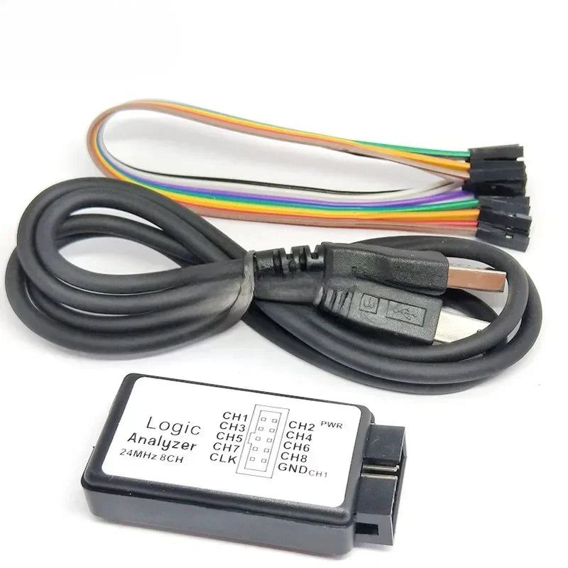 USB Logic Analyzer 8-Channel 24MHz – Signal Debug Tool Logic Analyzer Qme