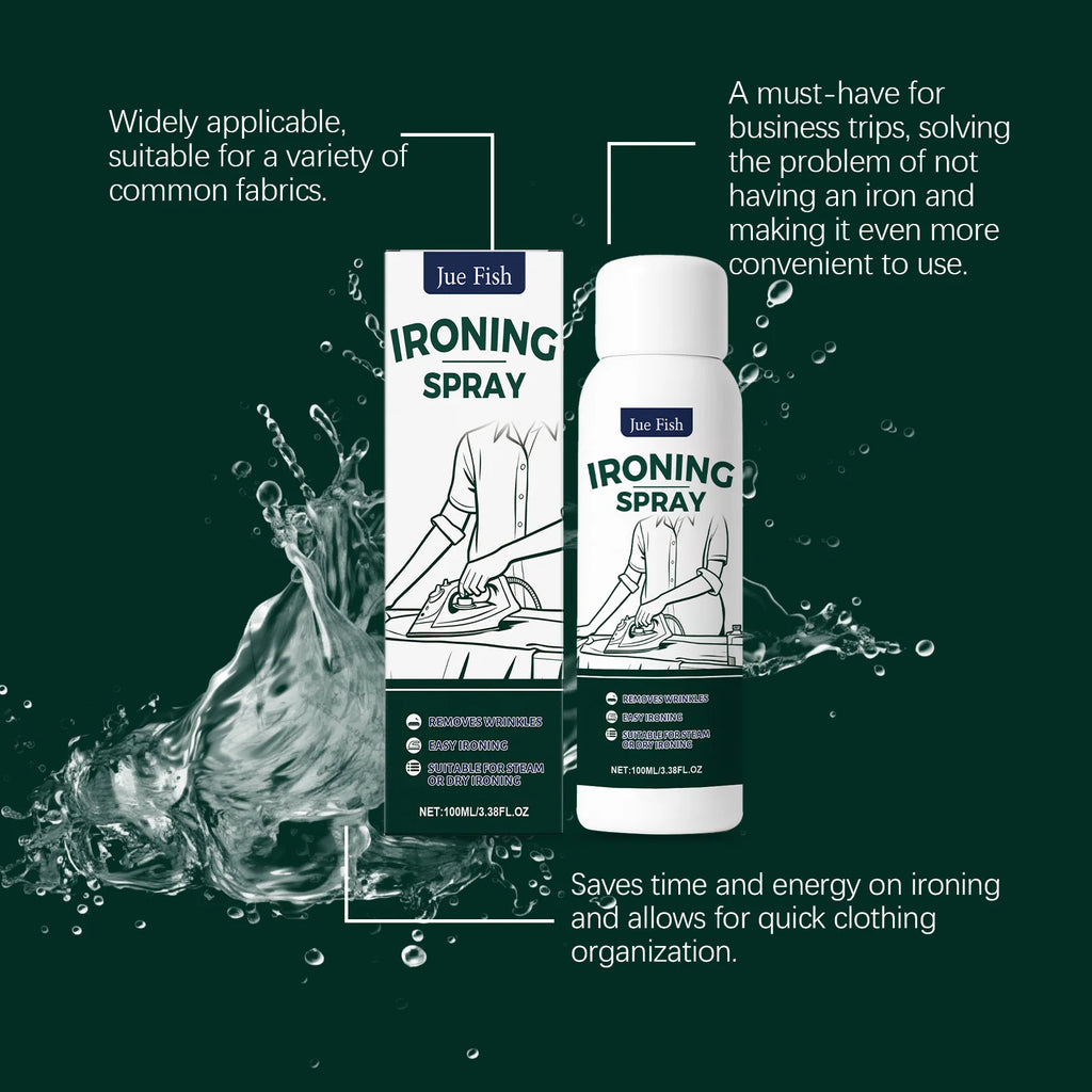 100ml Wrinkle Release Spray – Smooth Clothes Instantly Garment Care Spray Qst