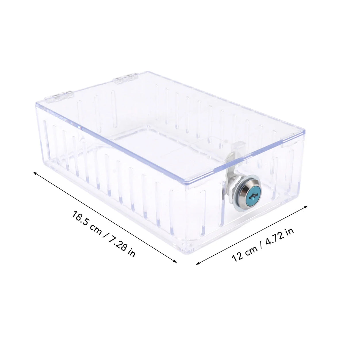 Universal Thermostat Lock Box – Clear Acrylic Cover & Key Guard Thermostat Lock Box Qme