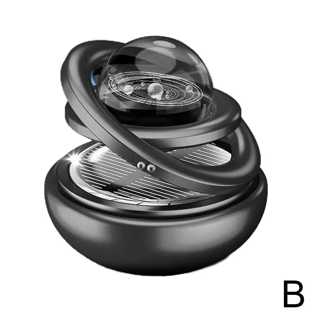 Solar Rotating Car Air Freshener & Aromatherapy Diffuser | Qme Car Air Freshener Qme B
