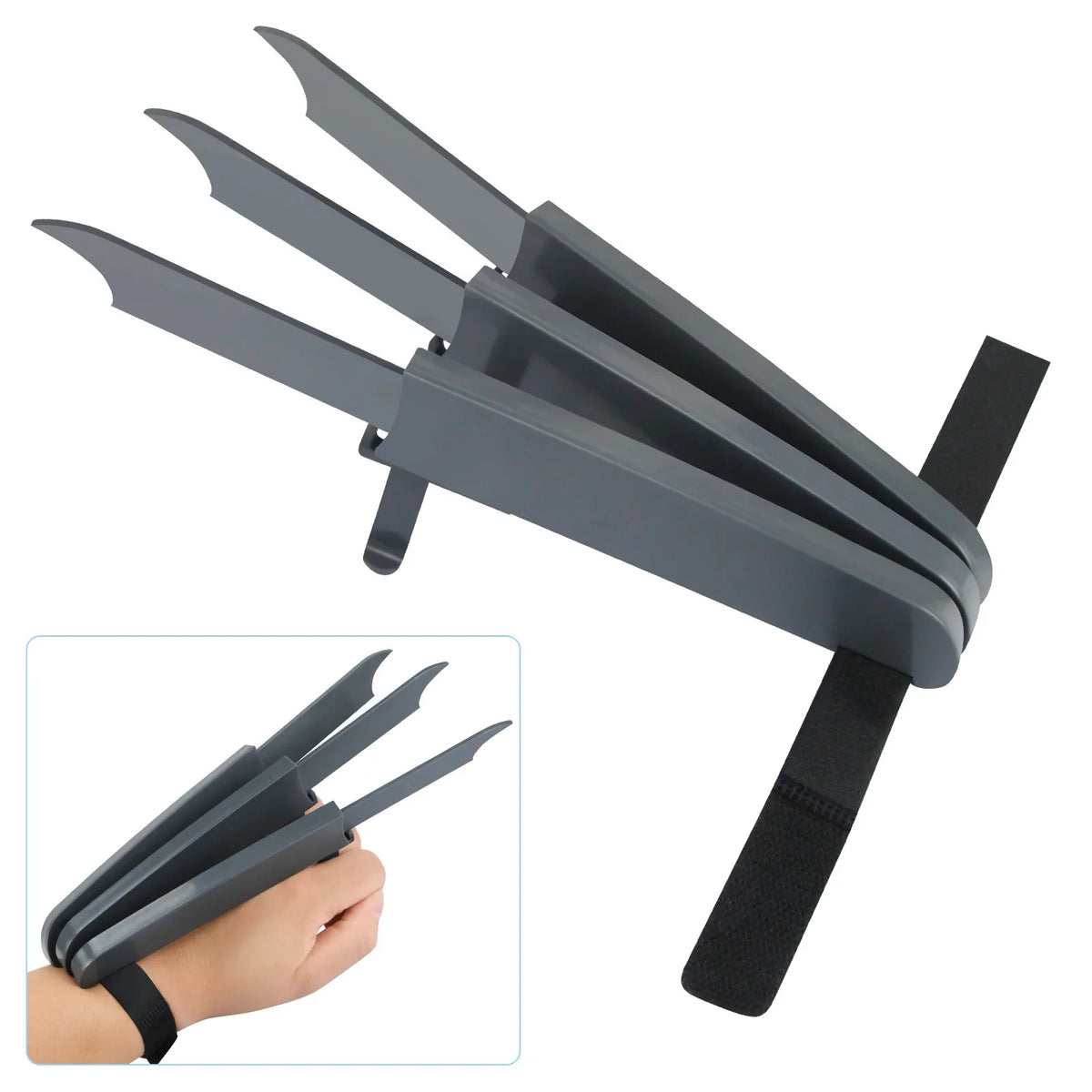 Wolverine Claws Halloween Cosplay Props – Realistic Plastic X-Men Cosplay Costume Props Qme