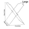 Foldable Zinc Alloy Garbage Bag Holder – Kitchen Storage Rack Kitchen Storage Rack Qst Large