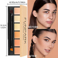 6-Color Concealer Blush Highlight Contour Cream Palette Cream Makeup Palette Qme 602